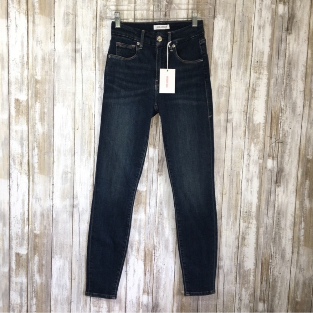 NWT Good American Good Leg Crop Blue 260 - Picture 2 of 6